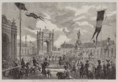 Opening of the Boulevard du Prince Eugene, at Paris, by the Emperor by Felix Thorigny